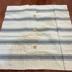 VHC Brands Cream and Gray Pillow Sham